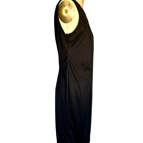 Womens Dress Size 10 Black Classic Slim LBD Professional Travel Packable Chic - Picture 2 of 8